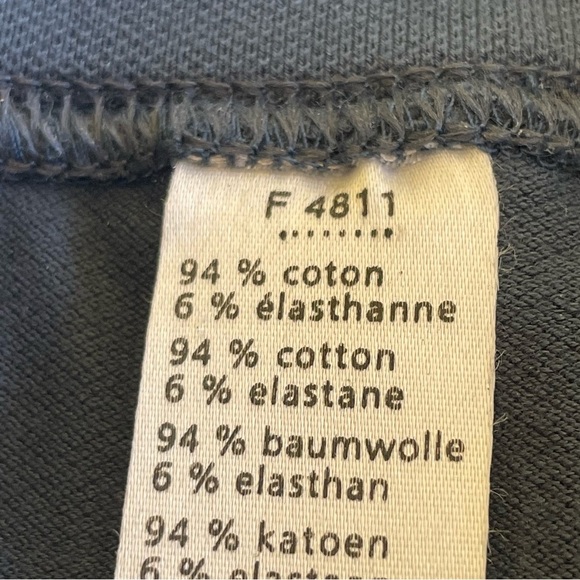 Lacoste Leggings with Ankle Bands – Navy Blue, Size Medium - Picture 6 of 10